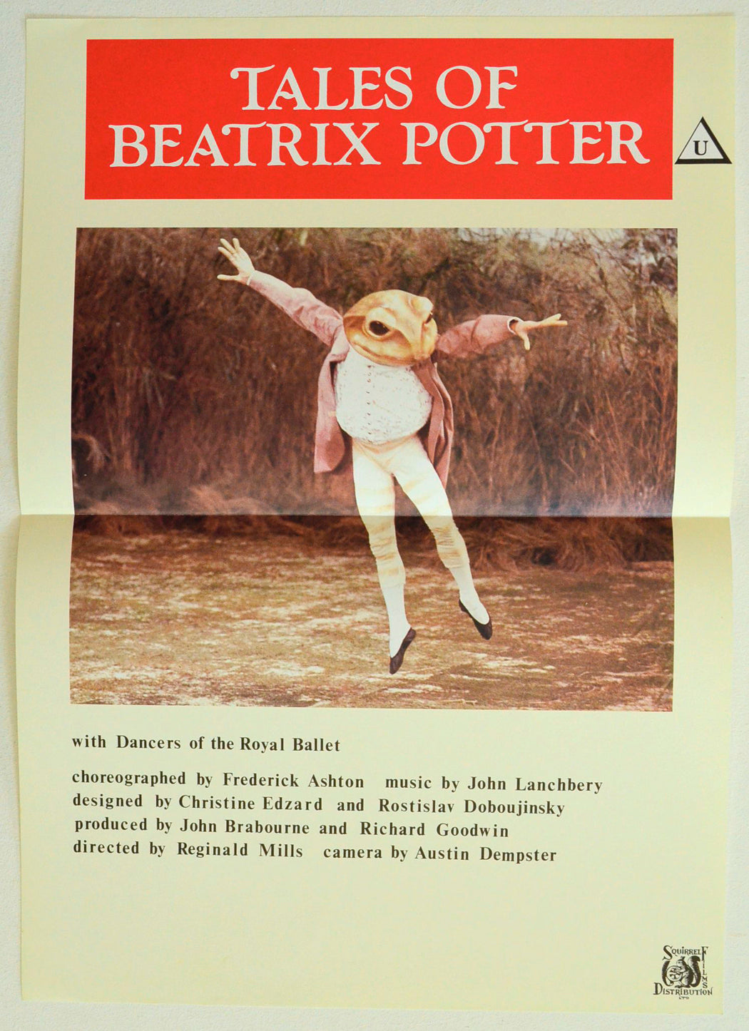Tales Of Beatrix Potter Original UK Mini Poster - Film Poster - Movie Poster