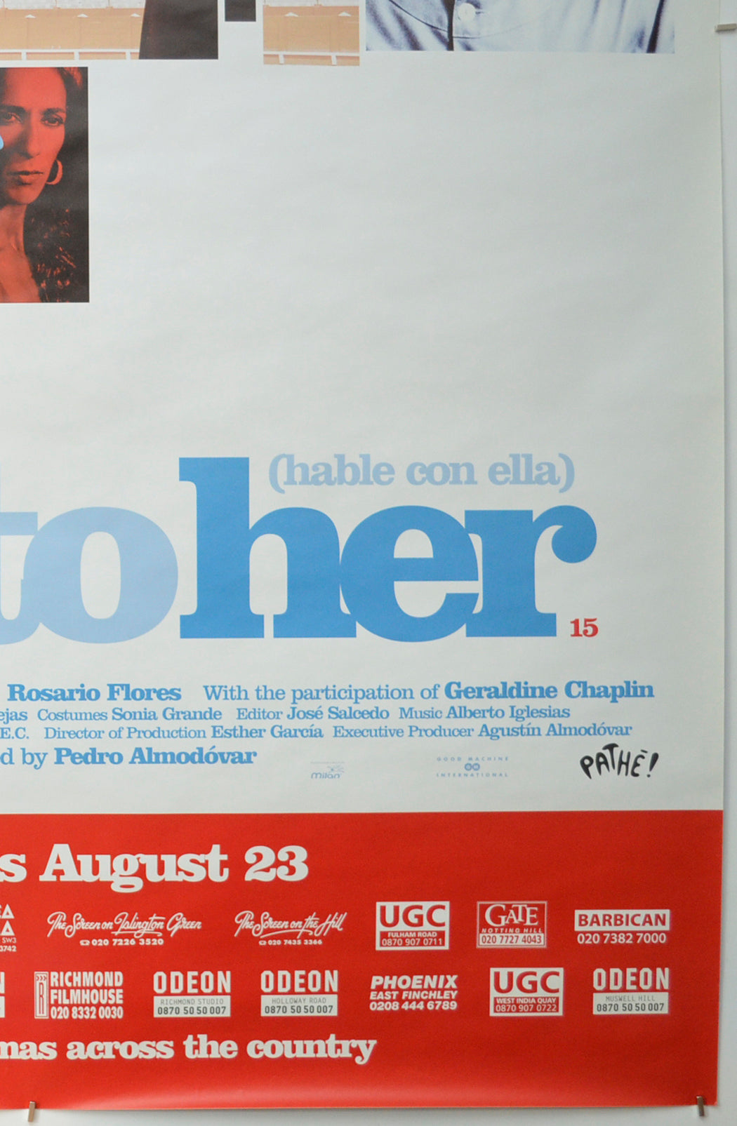 TALK TO HER (Bottom Right) Cinema 4-sheet Movie Poster