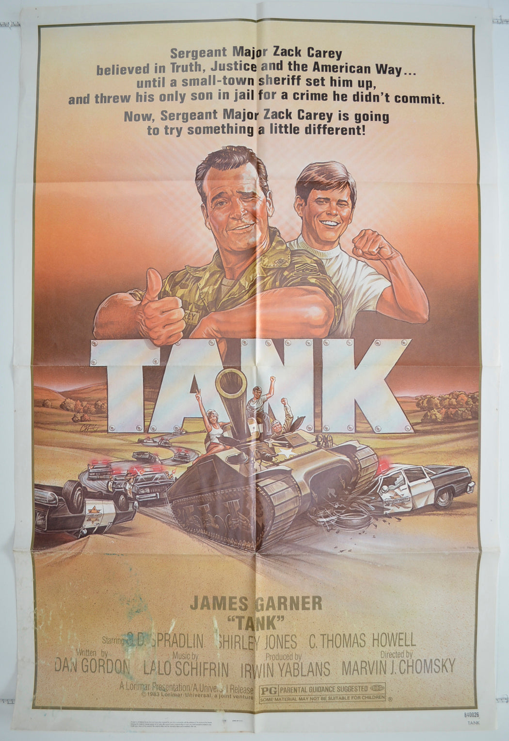 Tank Original One Sheet Poster - Film Poster - Movie Poster