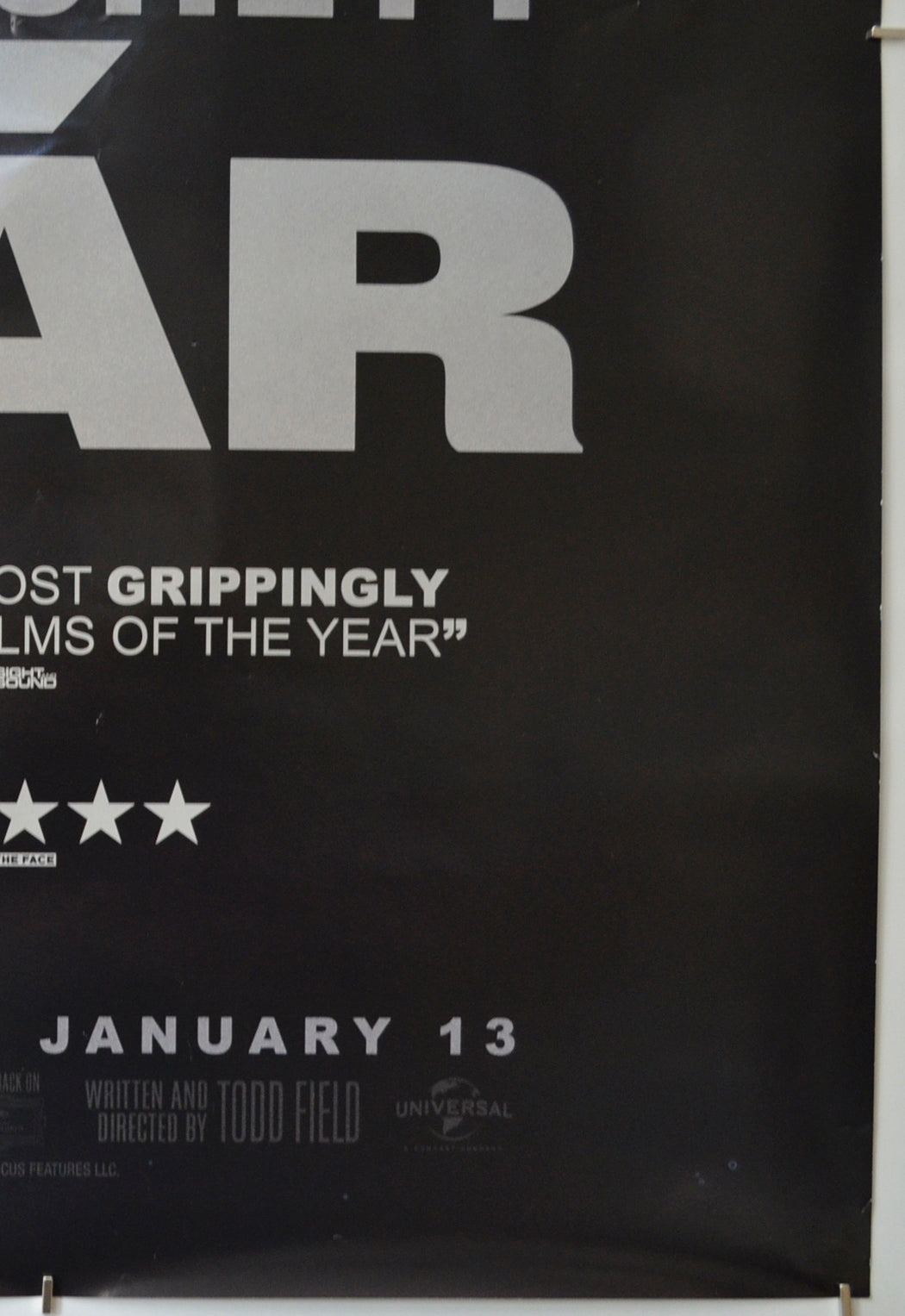 TAR (Bottom Right) Cinema One Sheet Movie Poster