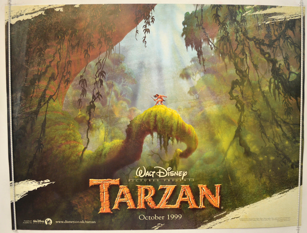 Tarzan (Teaser / Advance Version) Original Quad Poster - Film Poster - Movie Poster