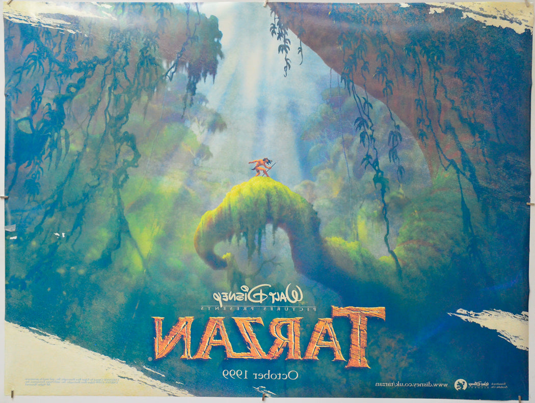 Tarzan (Back) Cinema Quad Movie Poster