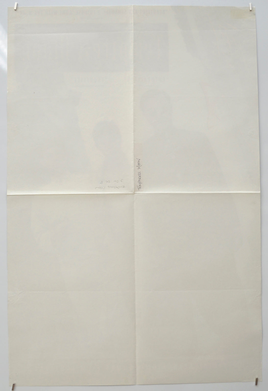 TEMPTRESS MOON (Back) Cinema Double Crown Movie Poster