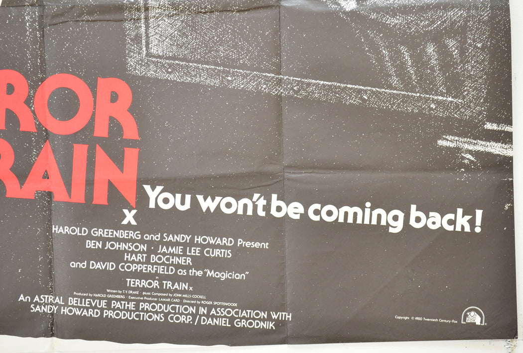 TERROR TRAIN (Bottom Right) Cinema Quad Movie Poster