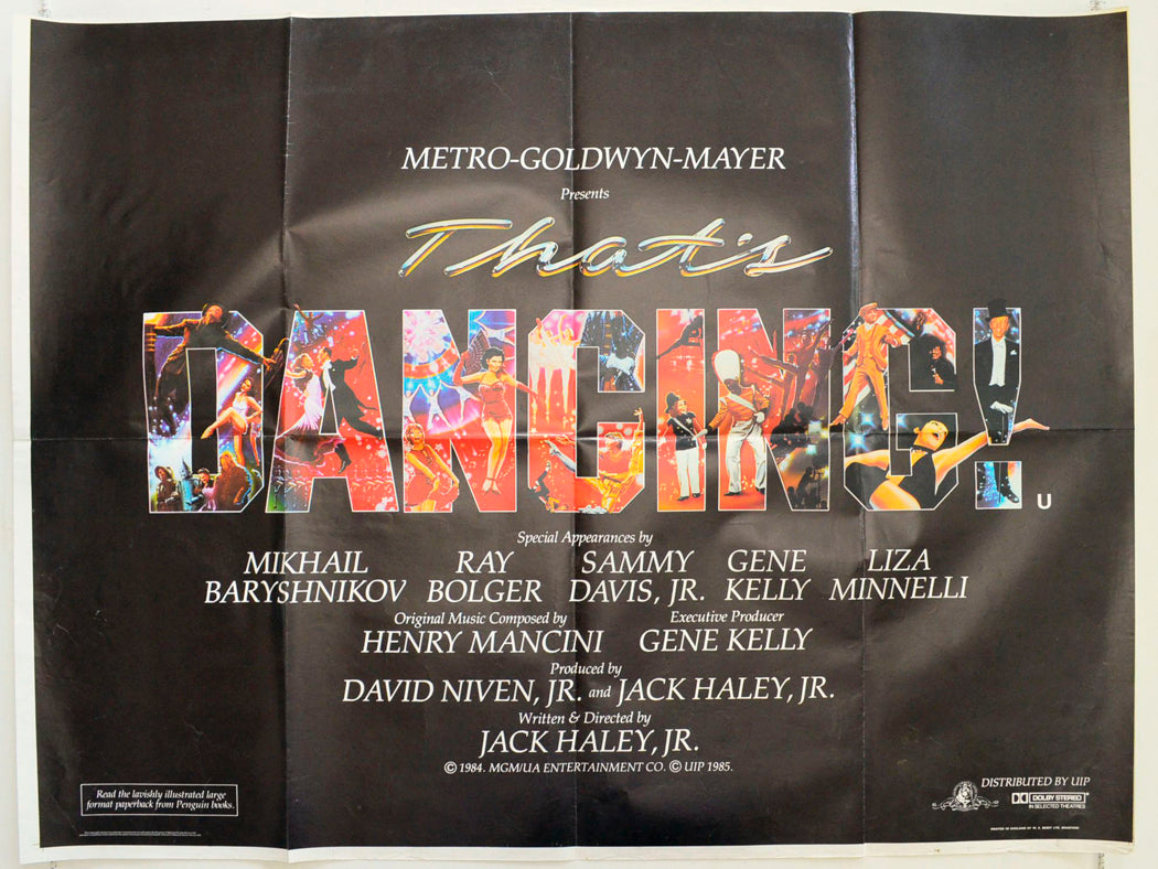 That's Dancing Original British Quad Poster - Film Poster - Movie Poster