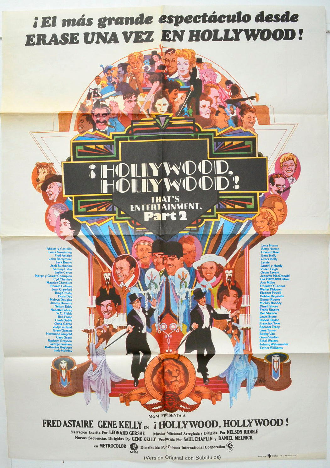 That's Entertainment Part 2 Original Spanish One Sheet Poster - Movie Poster28 x 39 Inches / 71 x100cm approx. (SPANISH 1-SHEET POSTER)