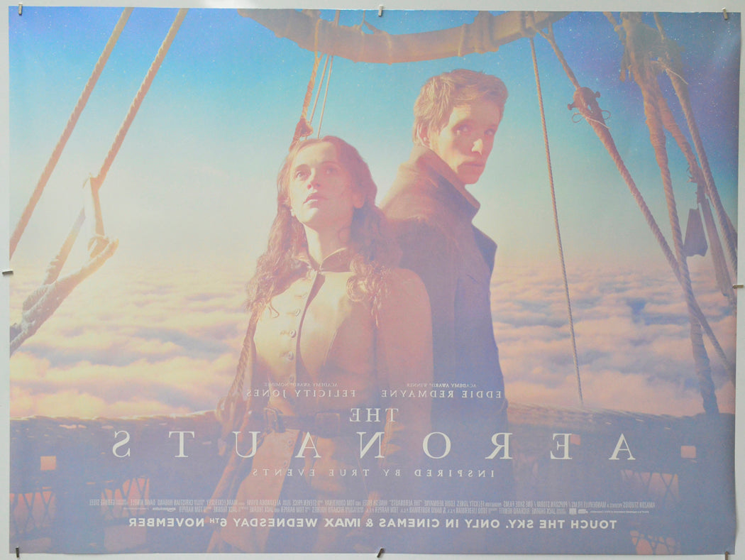The Aeronauts (Back) Cinema Quad Movie Poster