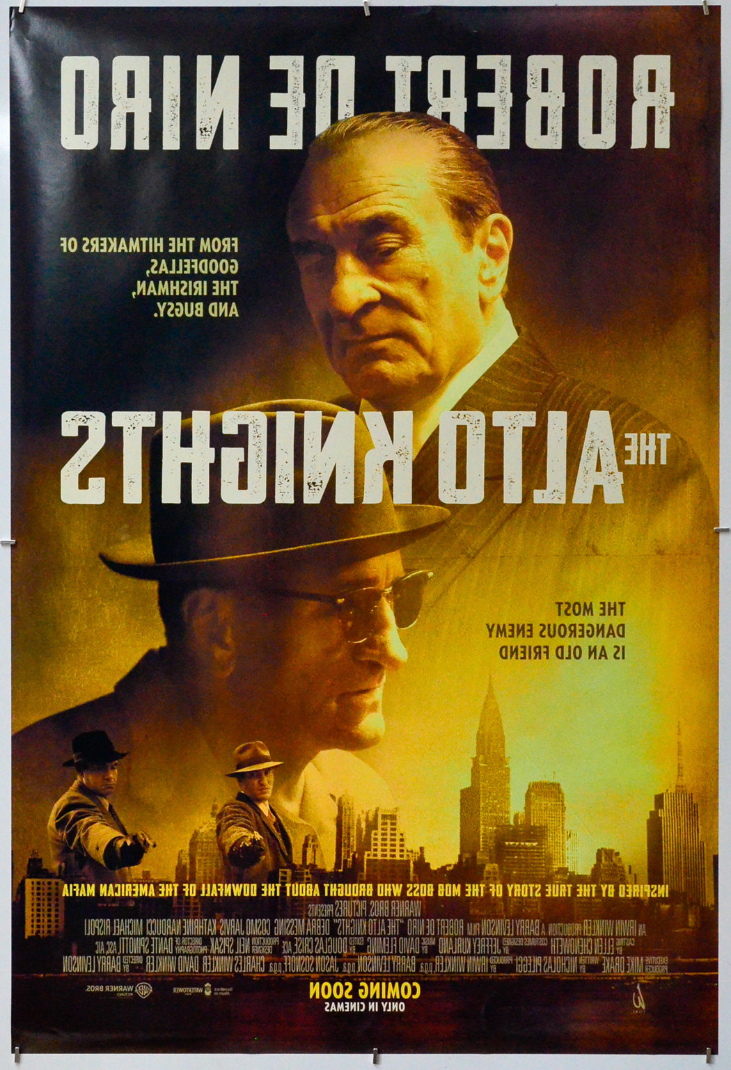 The Alto Knights (Back) Cinema One Sheet Movie Poster