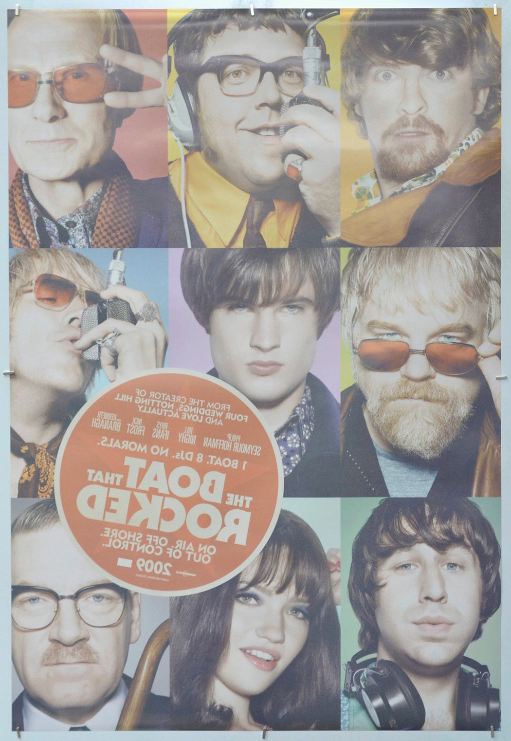 The Boat That Rocked (Back) Cinema One Sheet Movie Poster