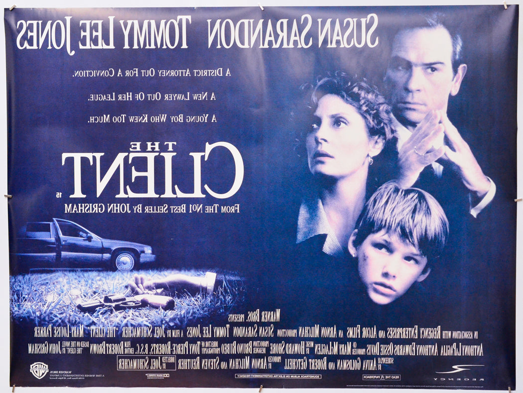 The Client (Back) Cinema Quad Movie Poster