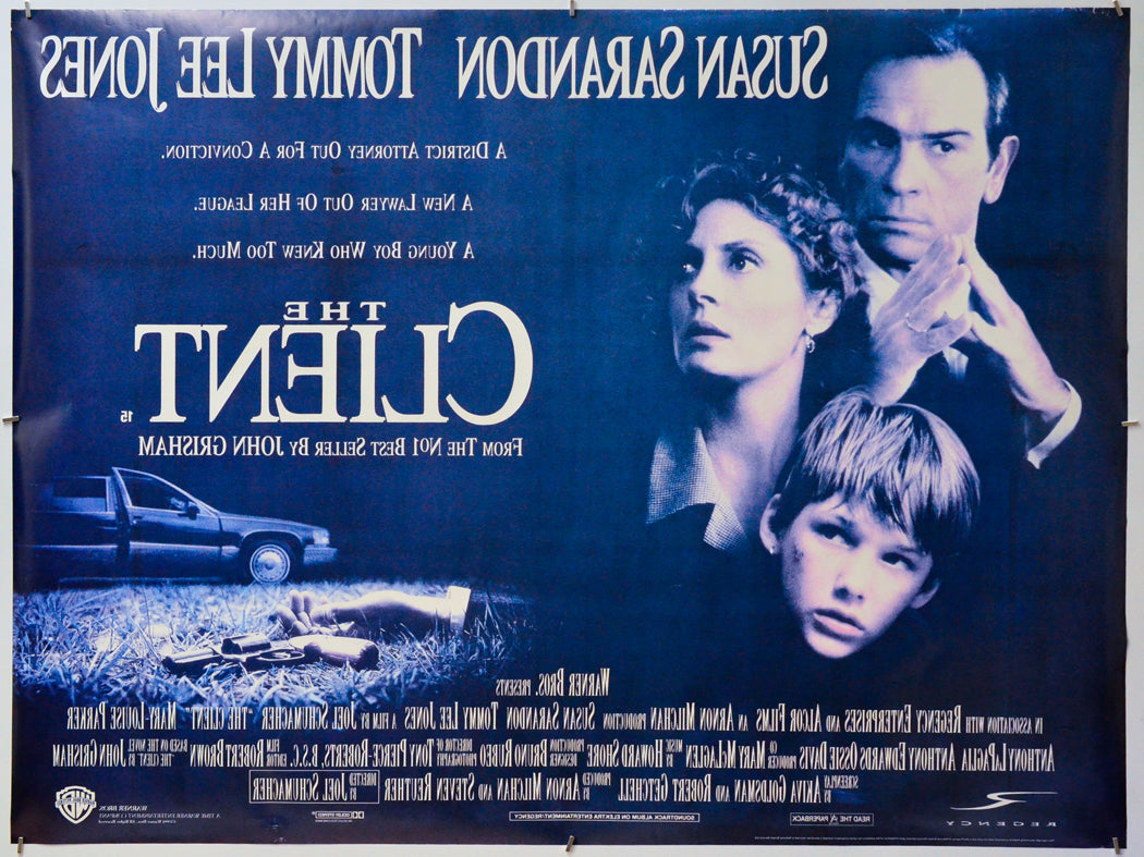 The Client (Back) Cinema Quad Movie Poster