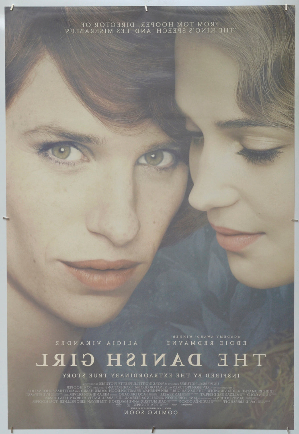 The Danish Girl (Back) Cinema One Sheet Movie Poster
