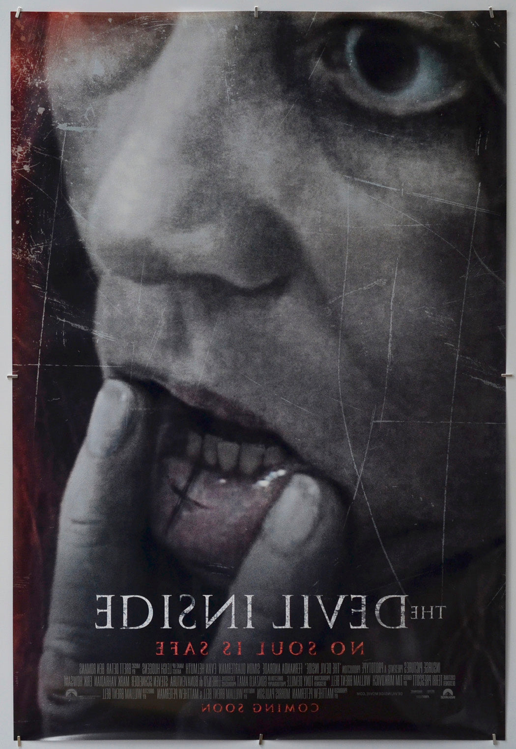 The Devil Inside (Back) Cinema One Sheet Movie Poster