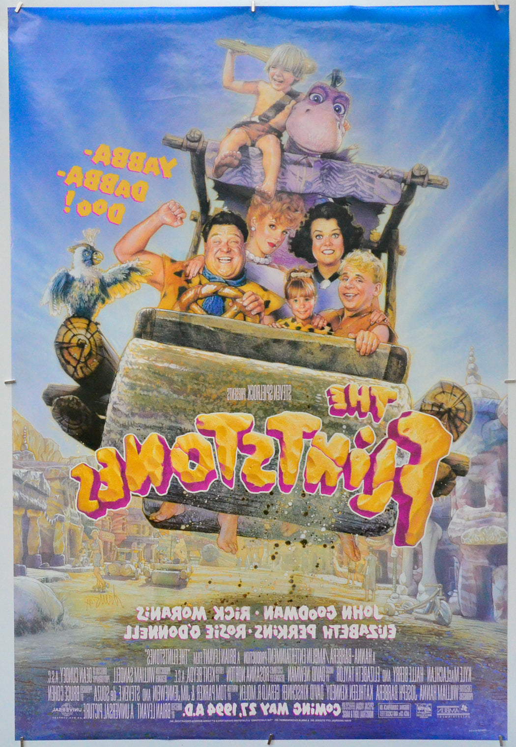 The Flintstones (Back) Cinema One Sheet Movie Poster