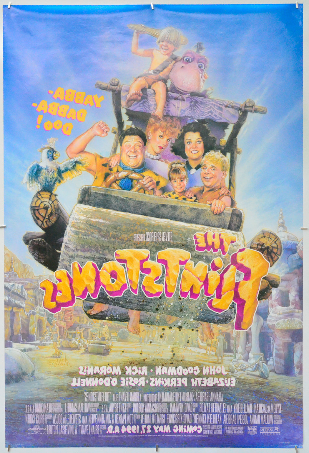 The Flintstones (Back) Cinema One Sheet Movie Poster