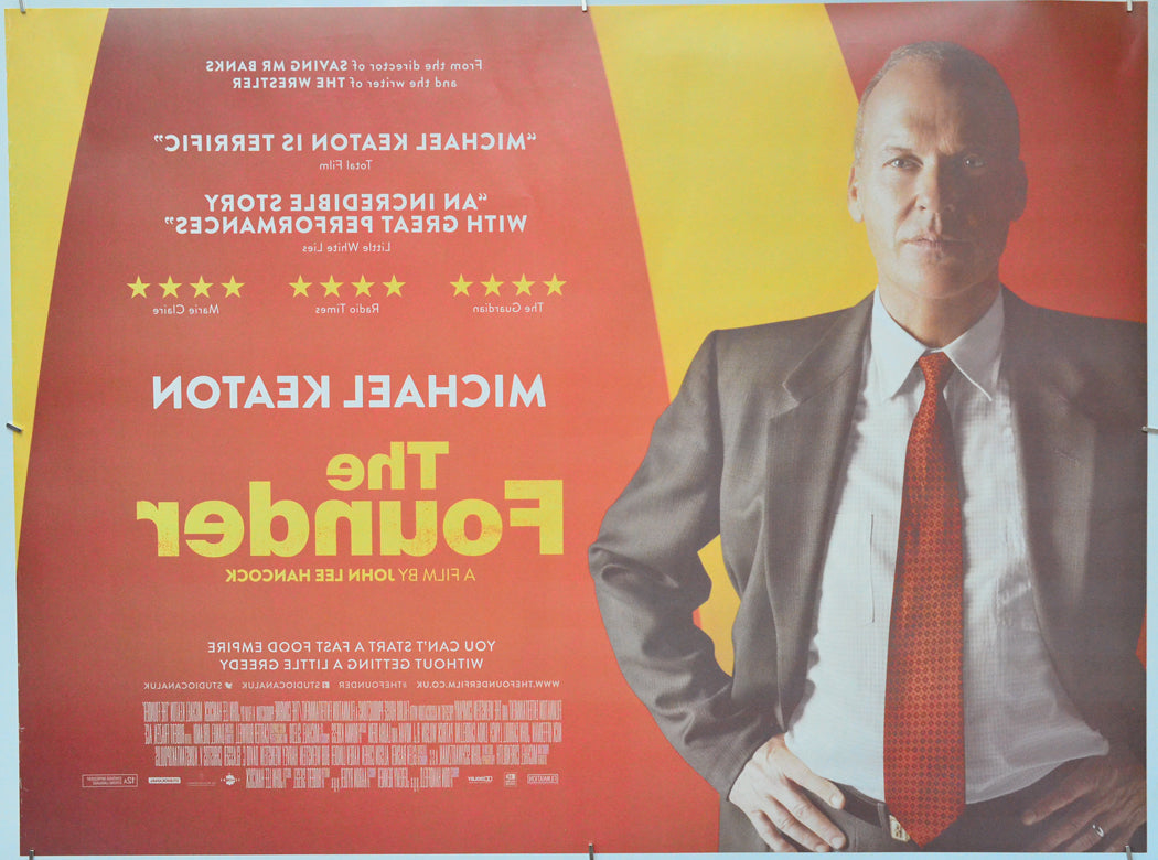 The Founder (Back) Cinema Quad Movie Poster