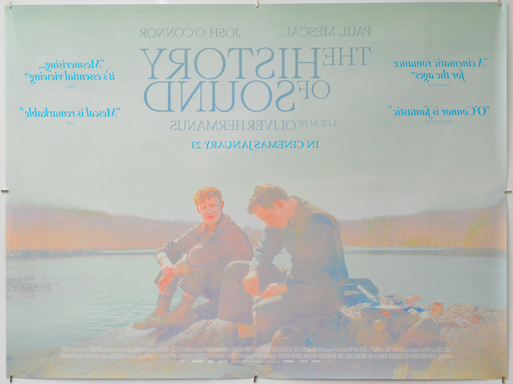 The History of Sound (Back) Cinema Quad Movie Poster
