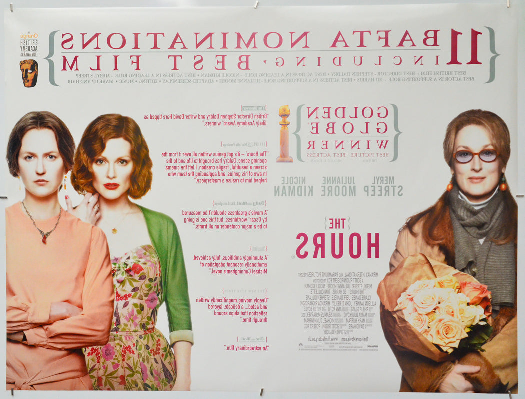The Hours (Back) Cinema Quad Movie Poster