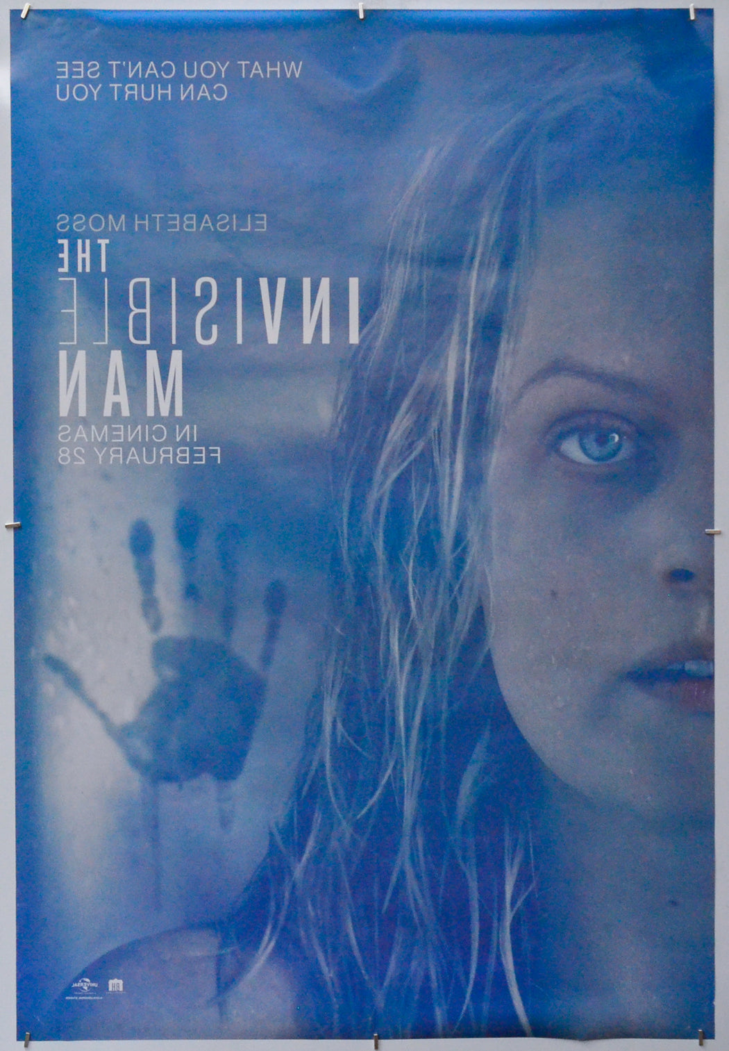 The Invisible Man (Back) Cinema One Sheet Movie Poster