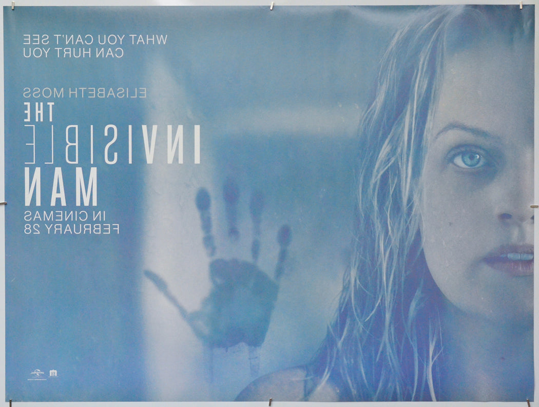 The Invisible Man (Back) Cinema Quad Movie Poster