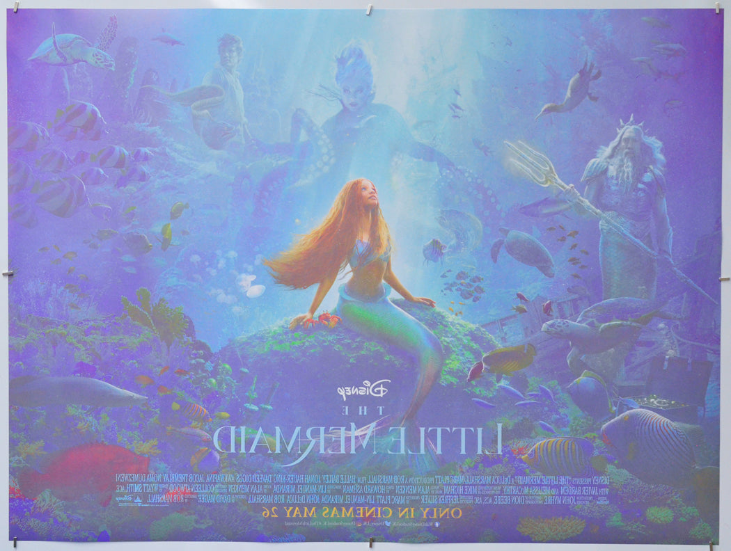 The Little Mermaid (Back) Cinema Quad Movie Poster