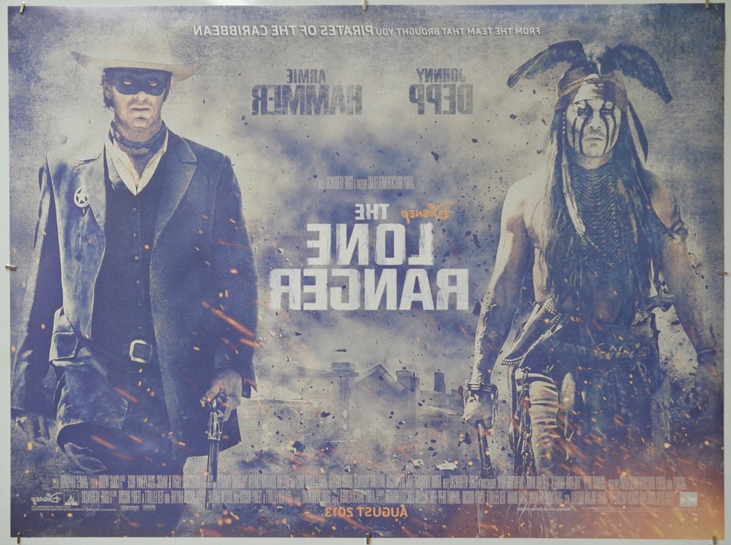 The Lone Ranger (Back) Cinema Quad Movie Poster