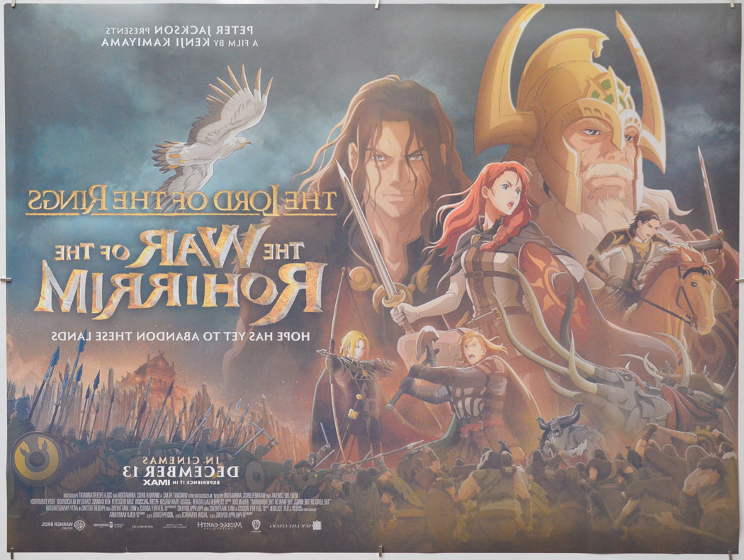The Lord of the Rings: The War of the Rohirrim (Back) Cinema Quad Movie Poster