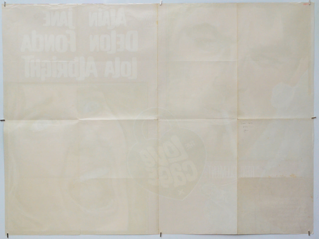 The Love Cage (Back) Cinema Quad Movie Poster