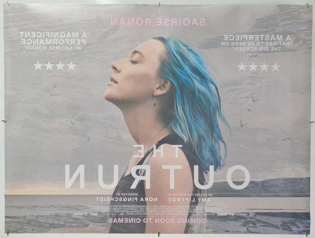 The Outrun (Back) Cinema Quad Movie Poster