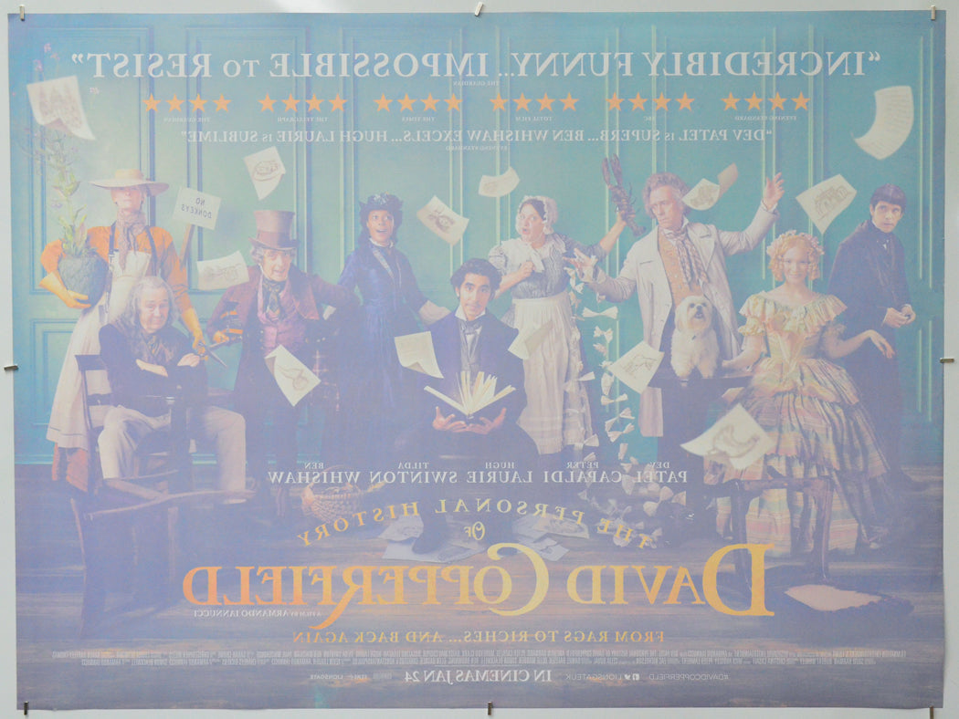 The Personal History of David Copperfield (Back) Cinema Quad Movie Poster
