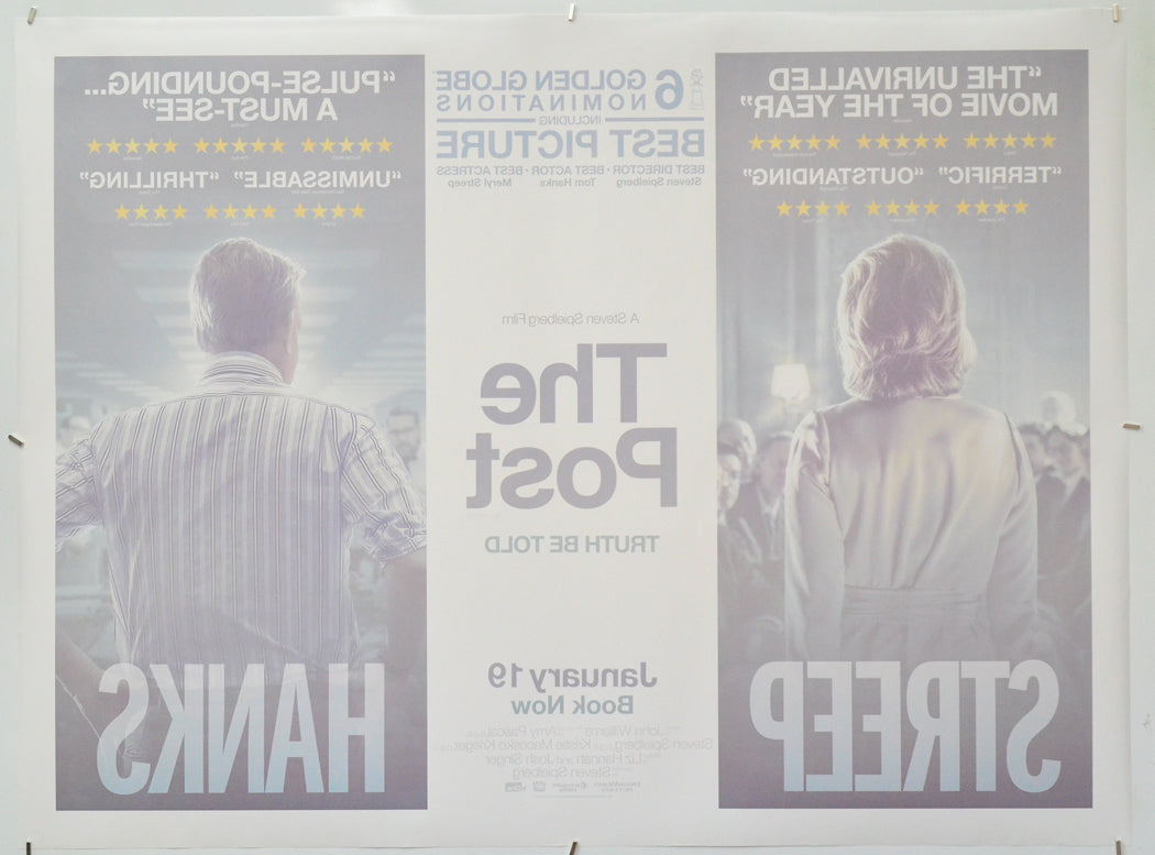 The Post (Back) Cinema Quad Movie Poster