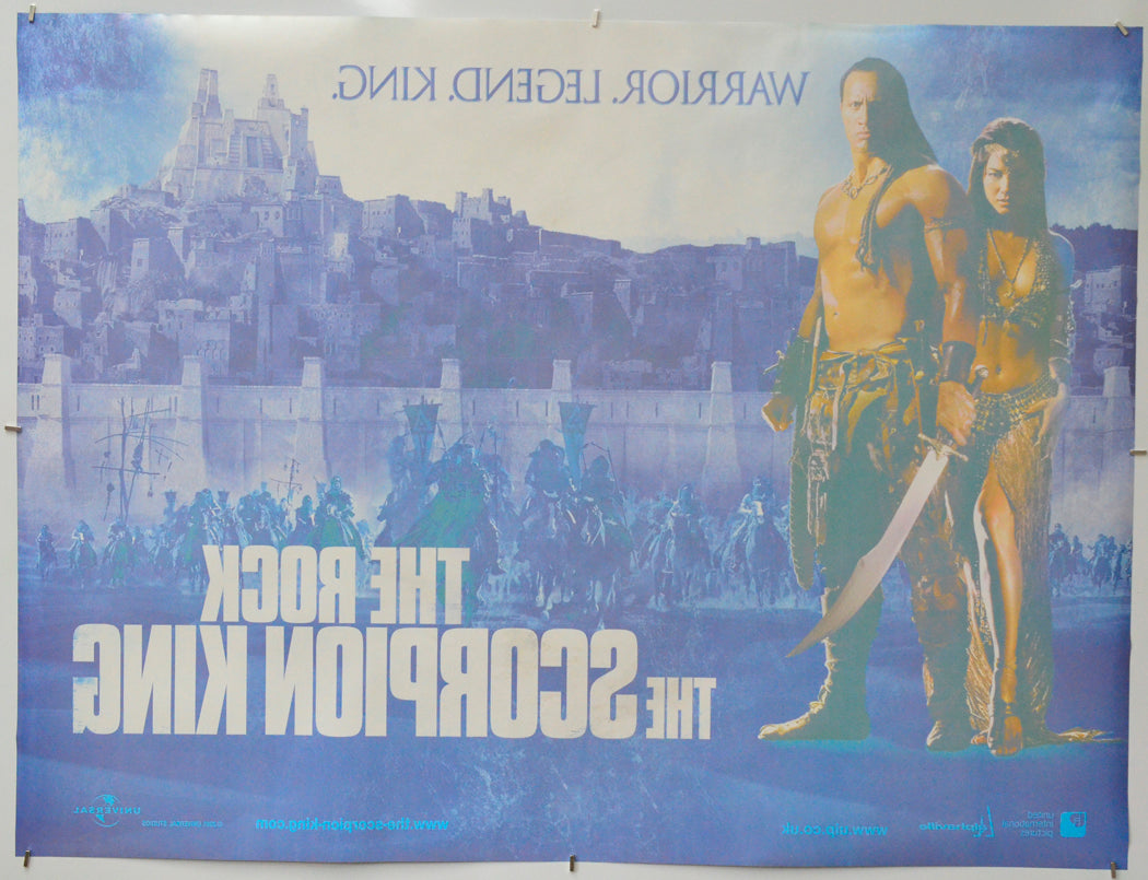 The Scorpion King (Back) Cinema Quad Movie Poster