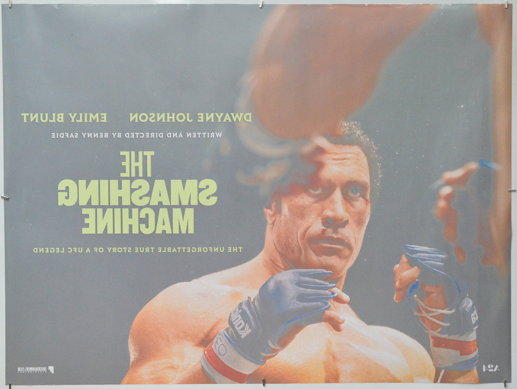 The Smashing Machine (Back) Cinema Quad Movie Poster