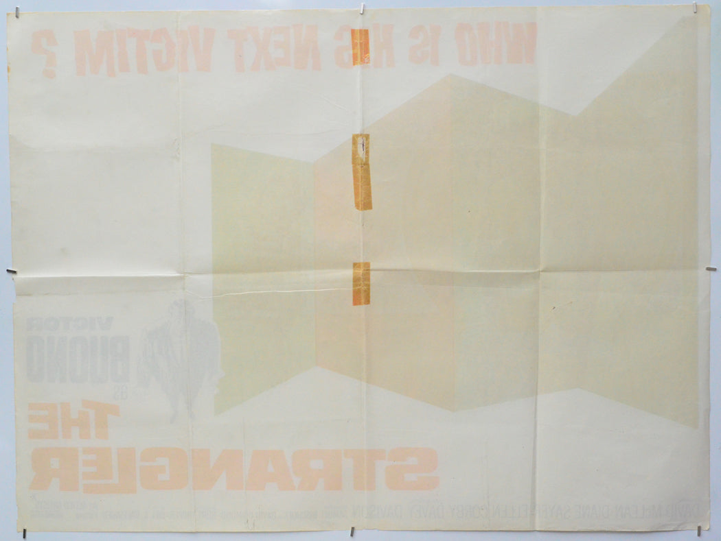 The Strangler (Back) Cinema Quad Movie Poster