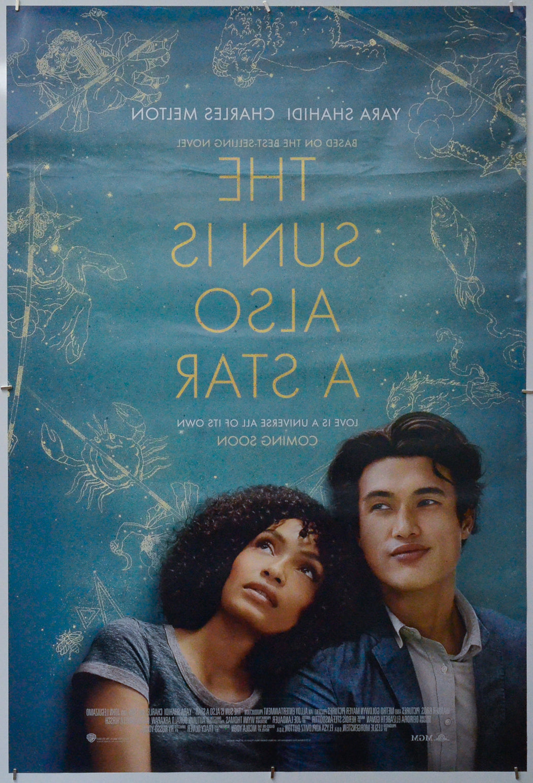 The Sun Is Also A Star (Back) Cinema One Sheet Movie Poster