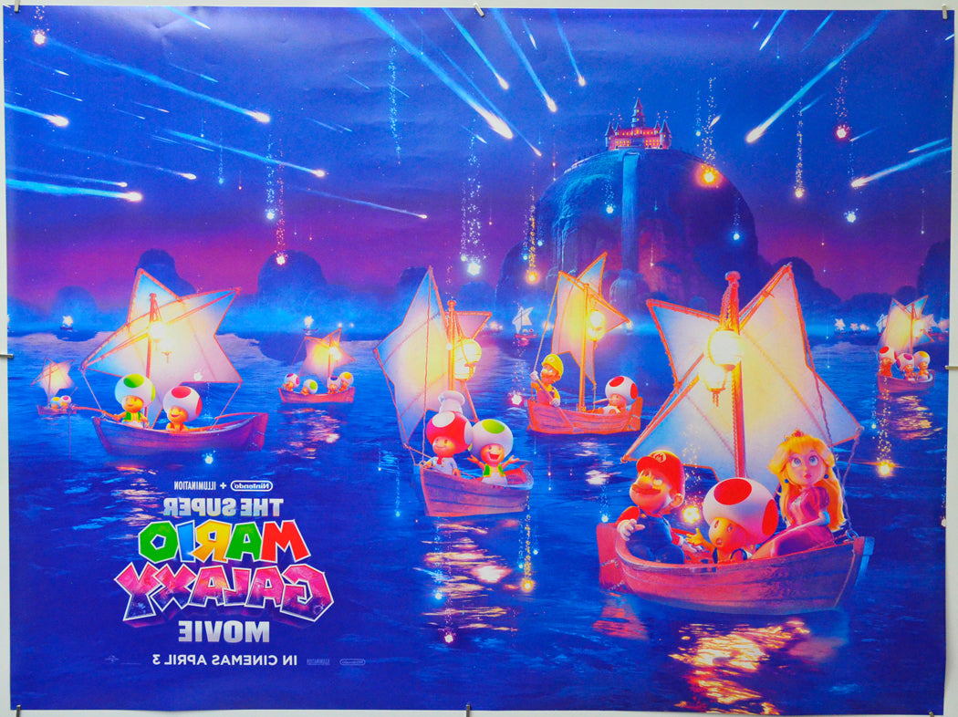 The Super Mario Galaxy Movie (Back) Cinema Quad Movie Poster