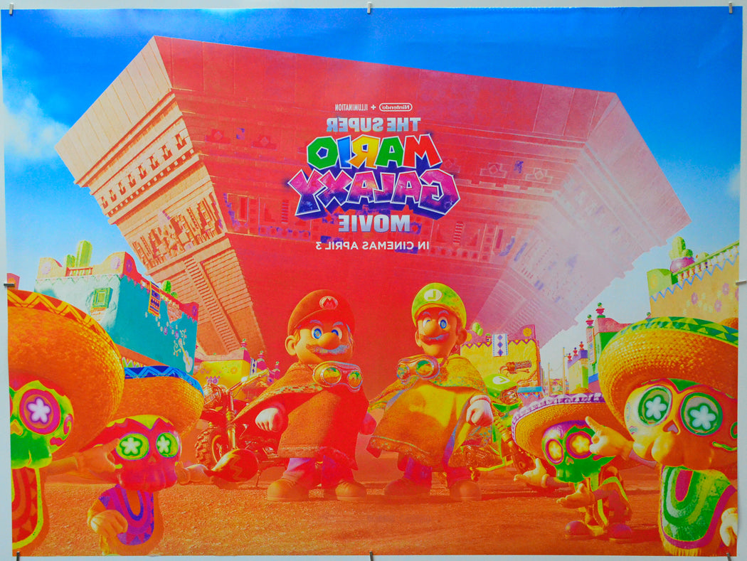 The Super Mario Galaxy Movie (Back) Cinema Quad Movie Poster