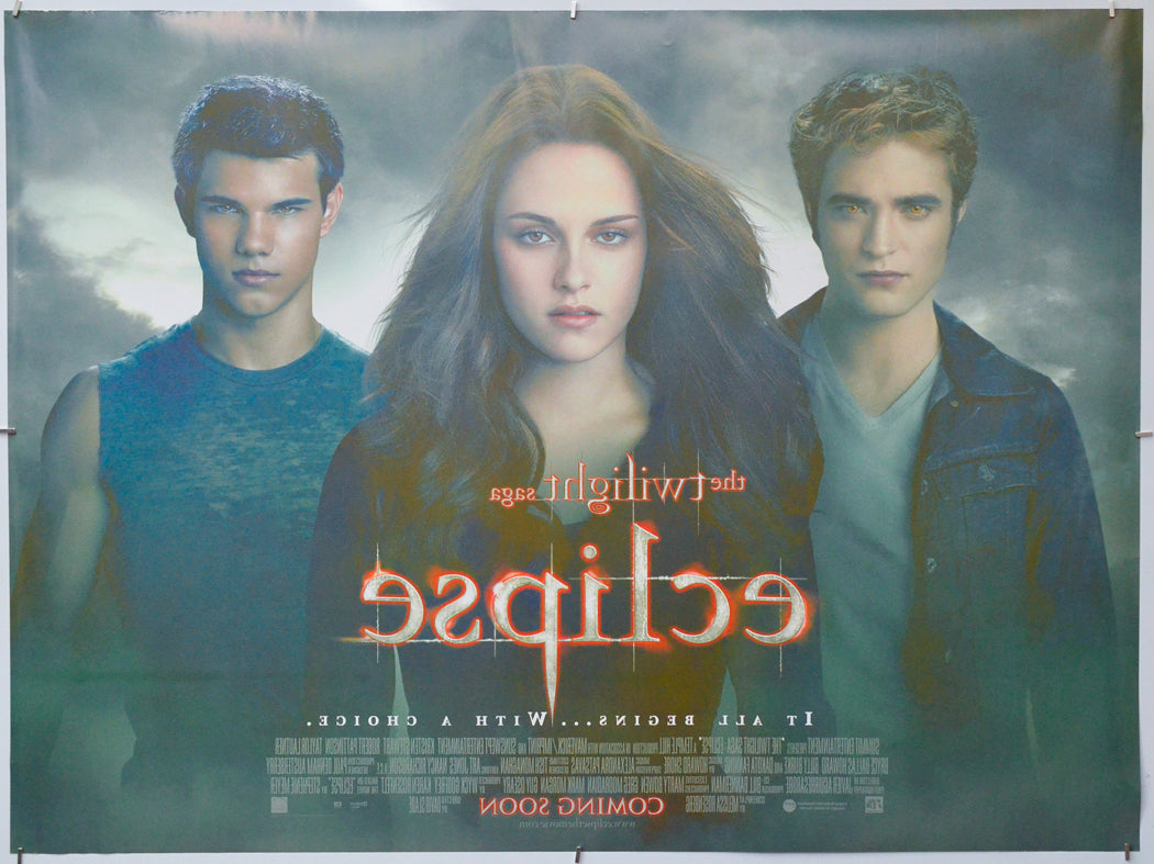 The Twilight Saga: Eclipse (Back) Cinema Quad Movie Poster