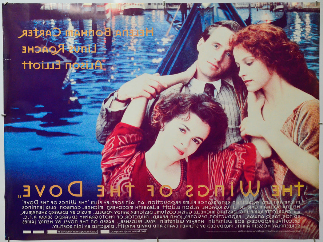 The Wings Of The Dove (Back) Cinema Quad Movie Poster