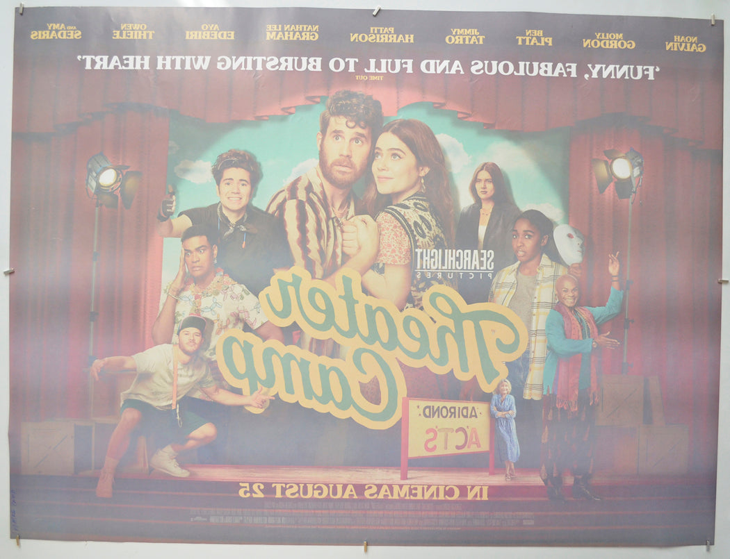 THEATER CAMP (Back) Cinema Quad Movie Poster