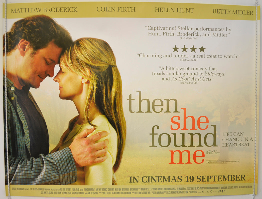 Then She Found Me Original Quad Poster - Film Poster - Movie Poster
