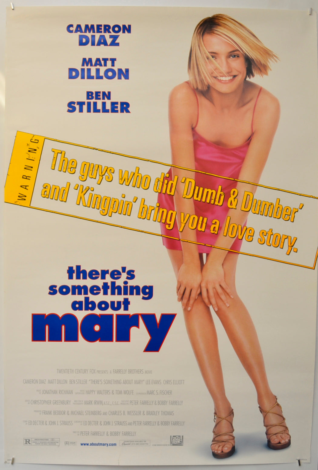 There's Something About Mary Original One Sheet Poster - Film Poster - Movie Poster