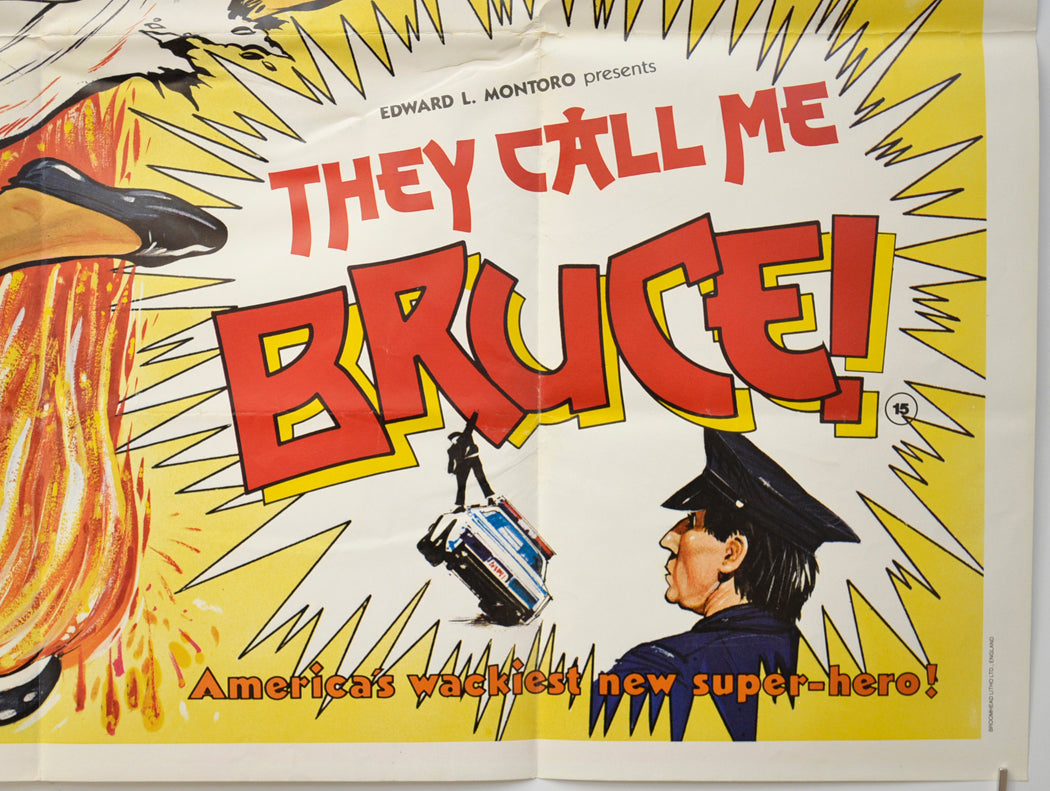 THEY CALL ME BRUCE (Bottom Right) Cinema Quad Movie Poster