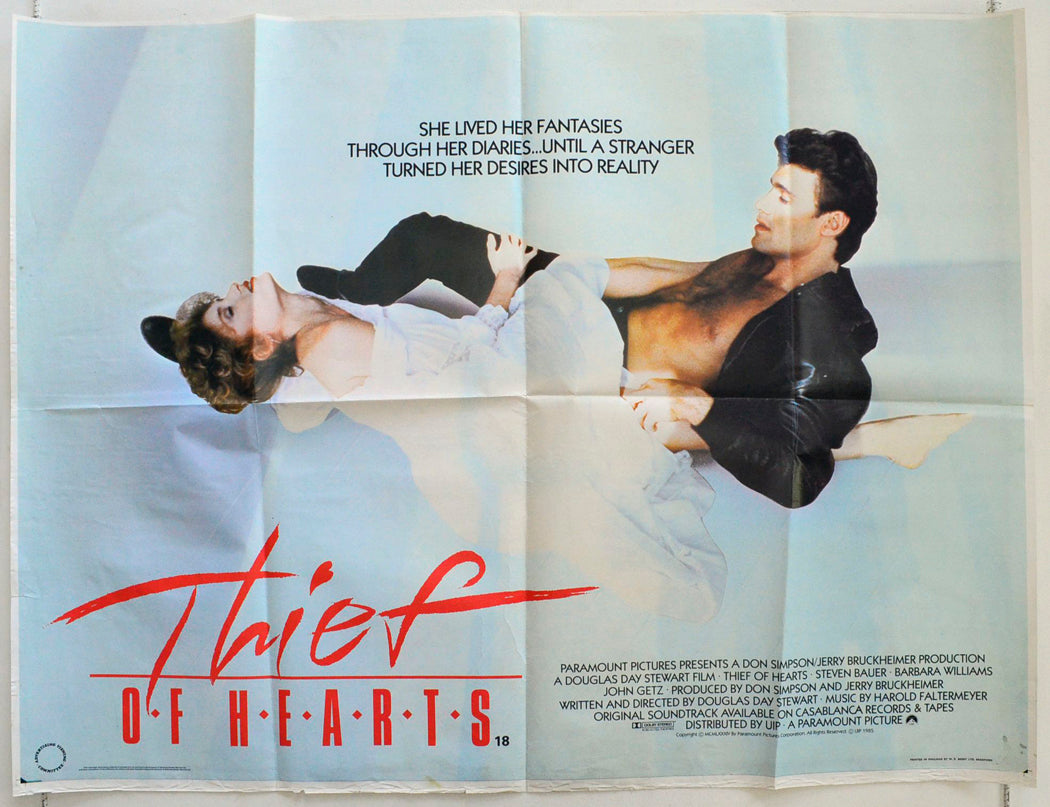 Thief Of Hearts Original British Quad Poster - Film Poster - Movie Poster