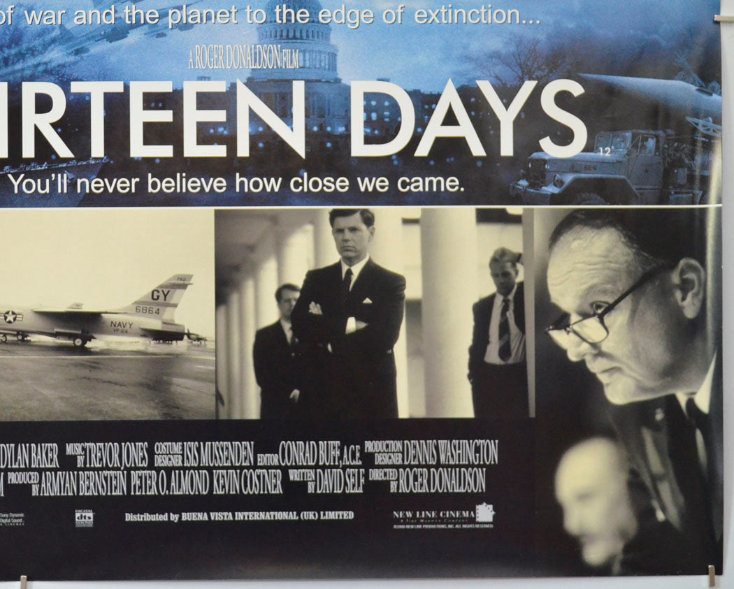THIRTEEN DAYS (Bottom Right) Cinema Quad Movie Poster