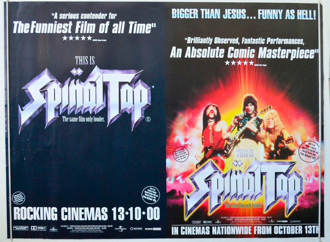This Is Spinal Tap (2000 re-release Poster) Original British Quad Poster - Movie Poster