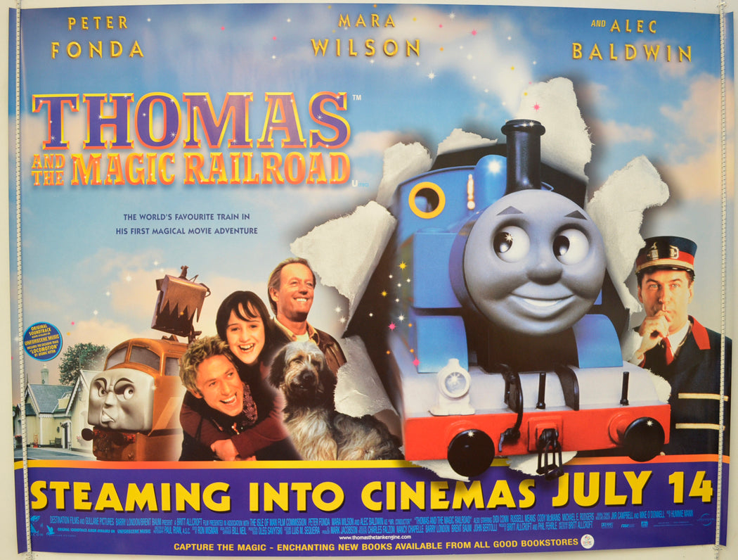 Thomas And The Magic Railroad Original Quad Poster - Film Poster - Movie Poster