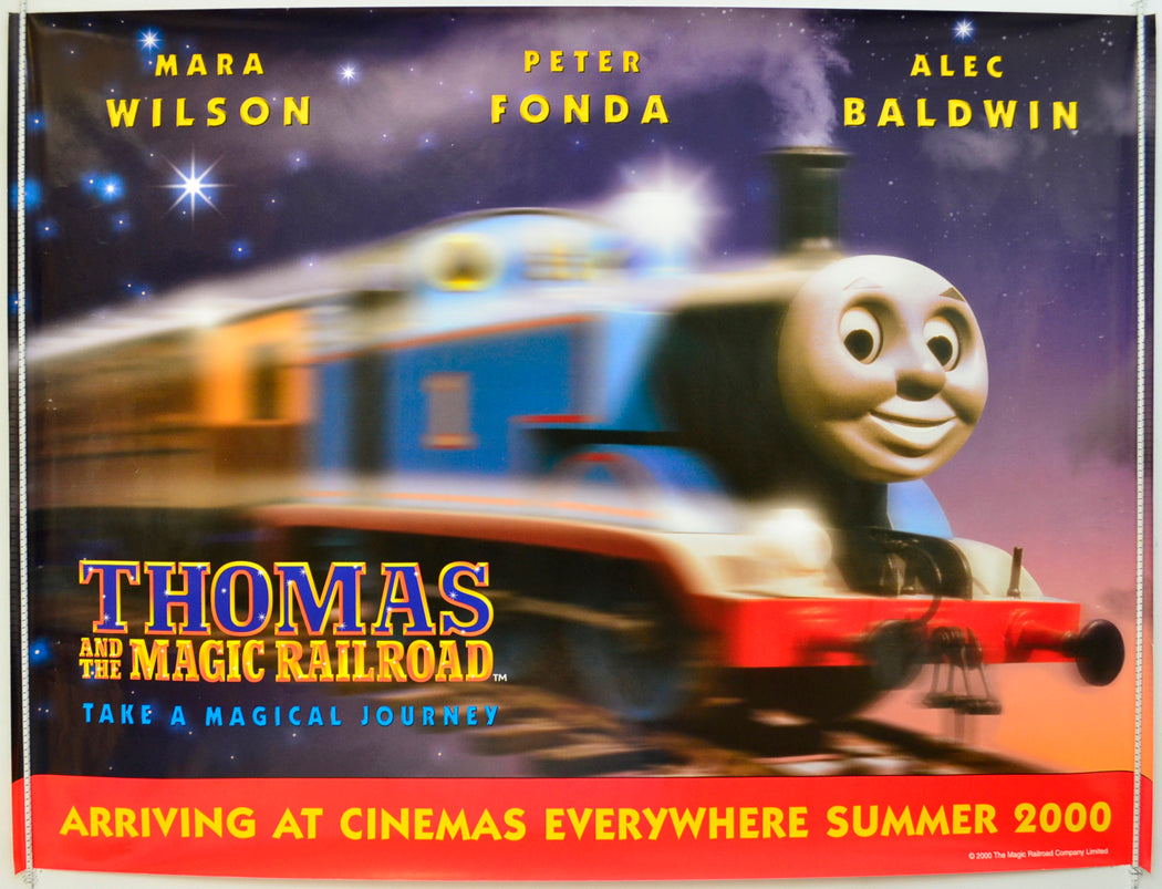 Thomas And The Magic Railroad (Teaser / Advance Version) Original Quad Poster - Film Poster - Movie Poster