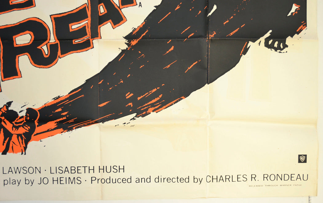 THE THREAT (Bottom Right) Cinema Quad Movie Poster