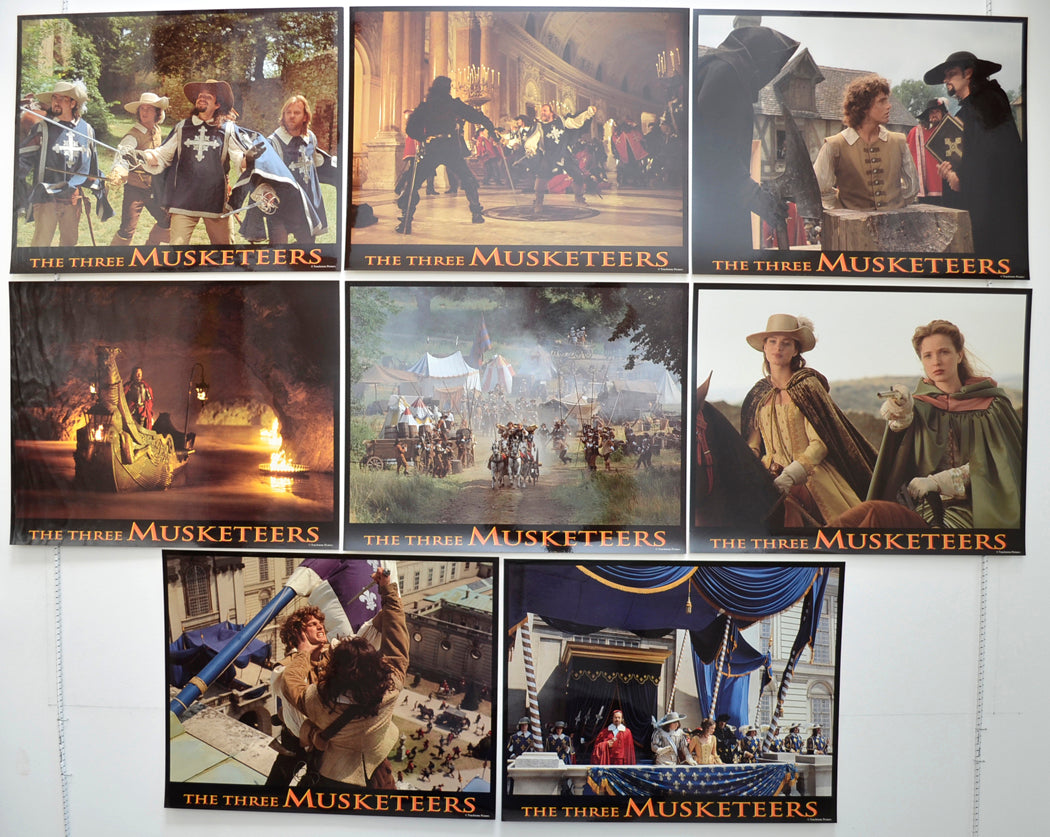 The Three Musketeers Set of 8 Original Cinema Lobby Cards